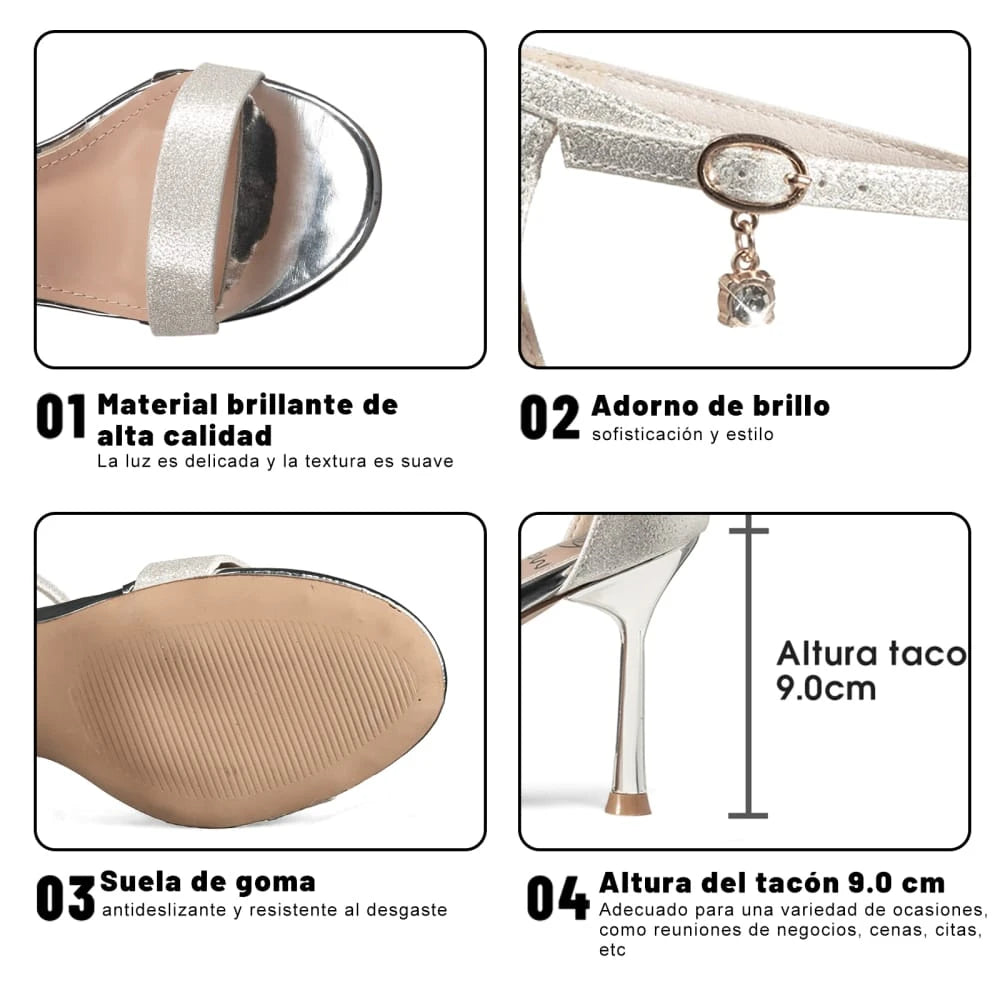 Sandalias Taco Mujer Weide MXGHE106