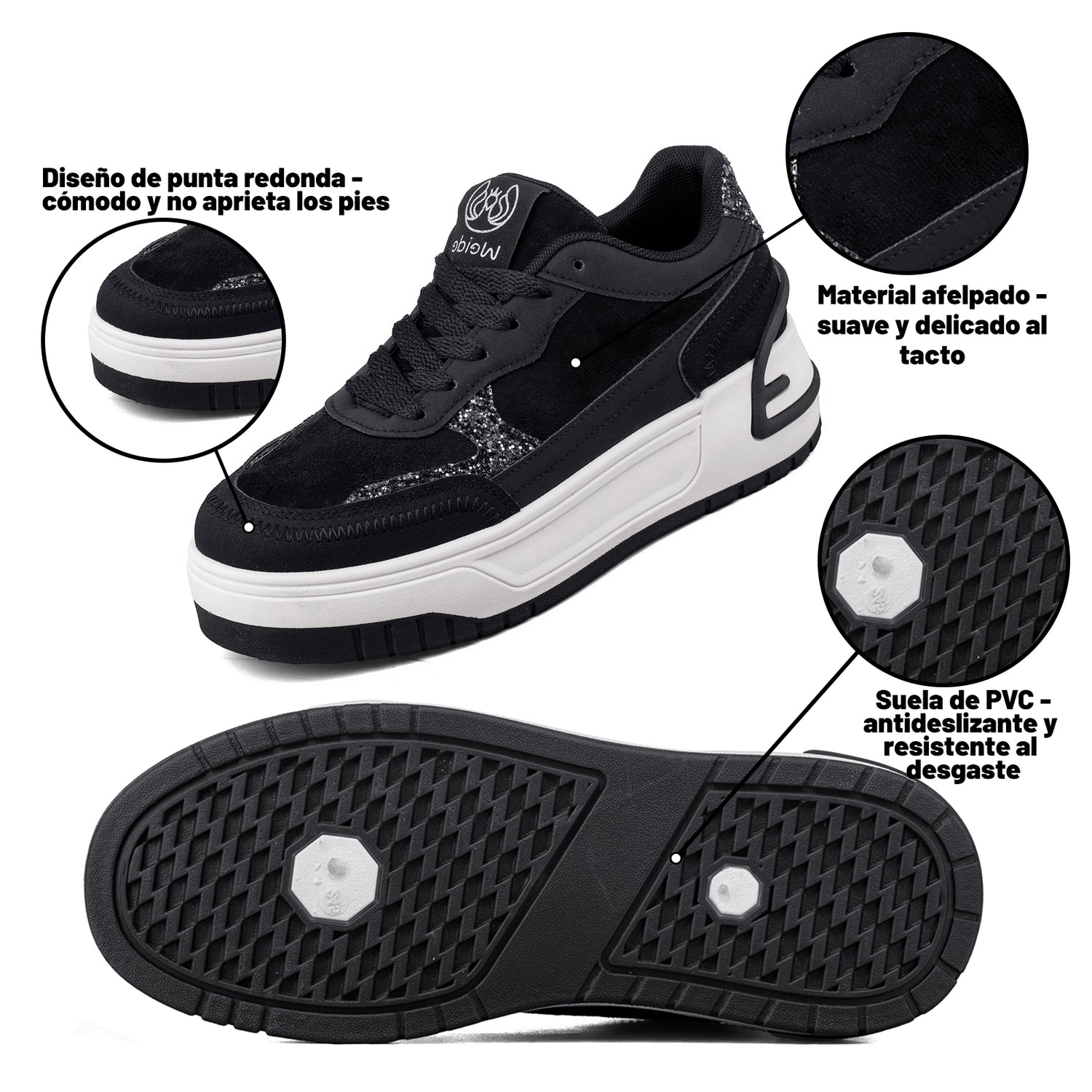 Tenis Mujer Weide MXGLT616