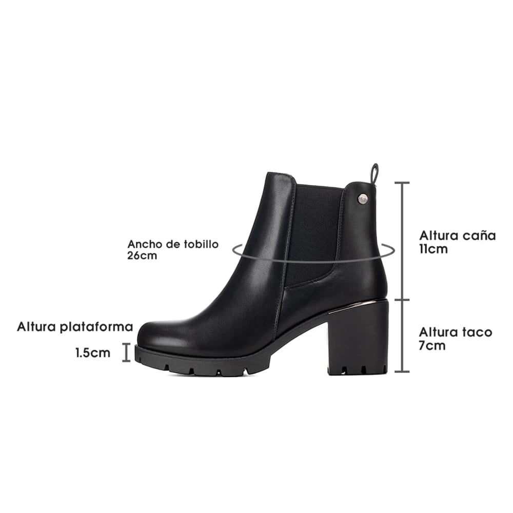Botin Taco Mujer Weide MXHX309