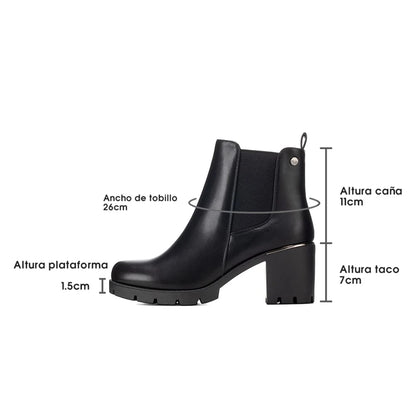 Botin Taco Mujer Weide MXHX309