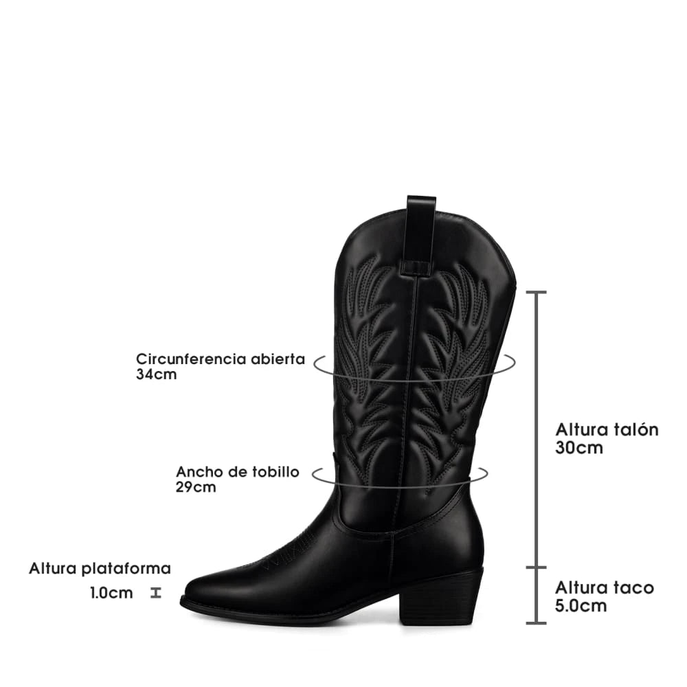 Botas Taco Mujer Weide MXHX521