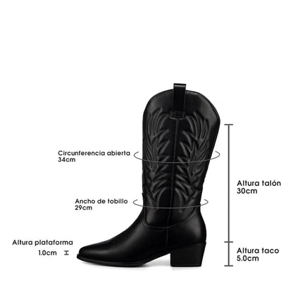 Botas Taco Mujer Weide MXHX521
