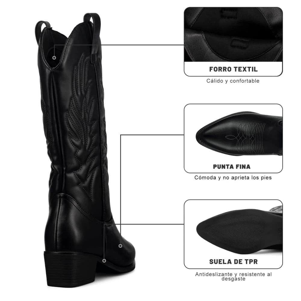 Botas Taco Mujer Weide MXHX521