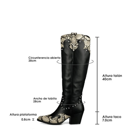 Botas Taco Mujer Weide MXHX522