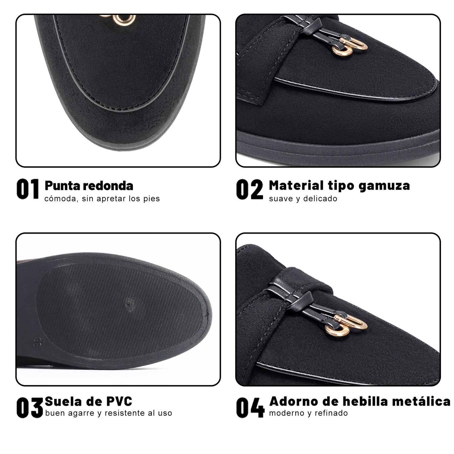 Mocasines para Mujer Weide MXJN750