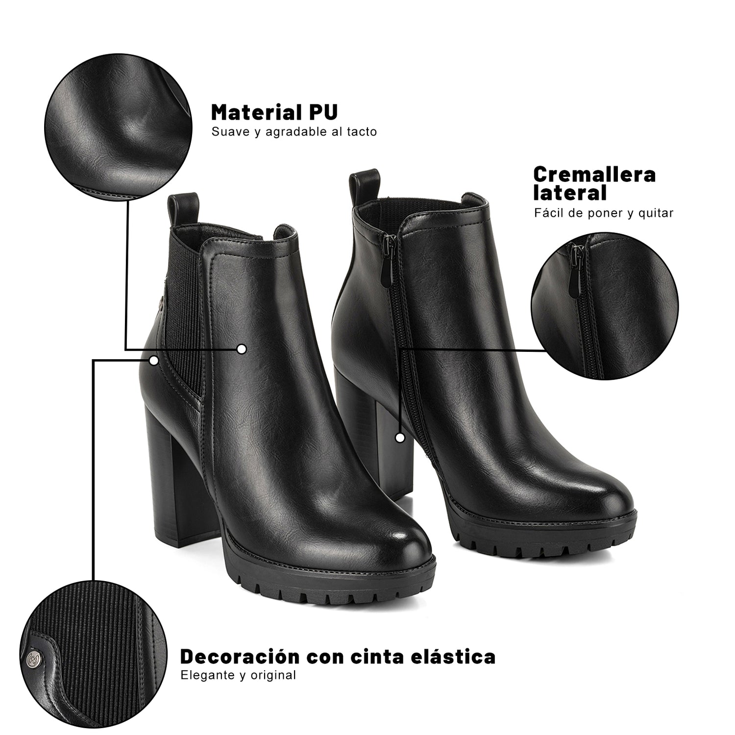 MXQBM06 Negro detalles del producto
