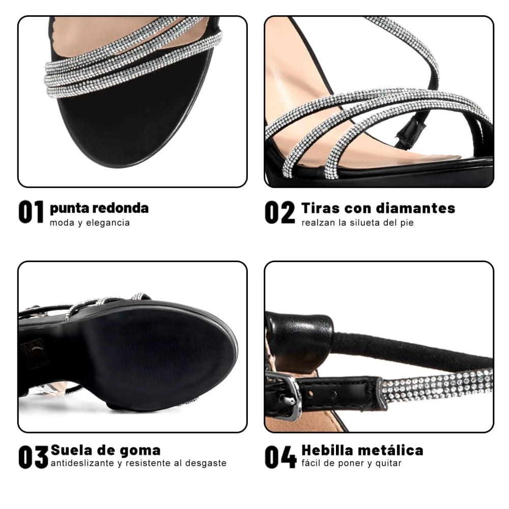 Sandalias Taco Mujer Weide MXQIU113