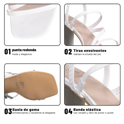 Sandalias Taco Mujer Weide MXQIU116