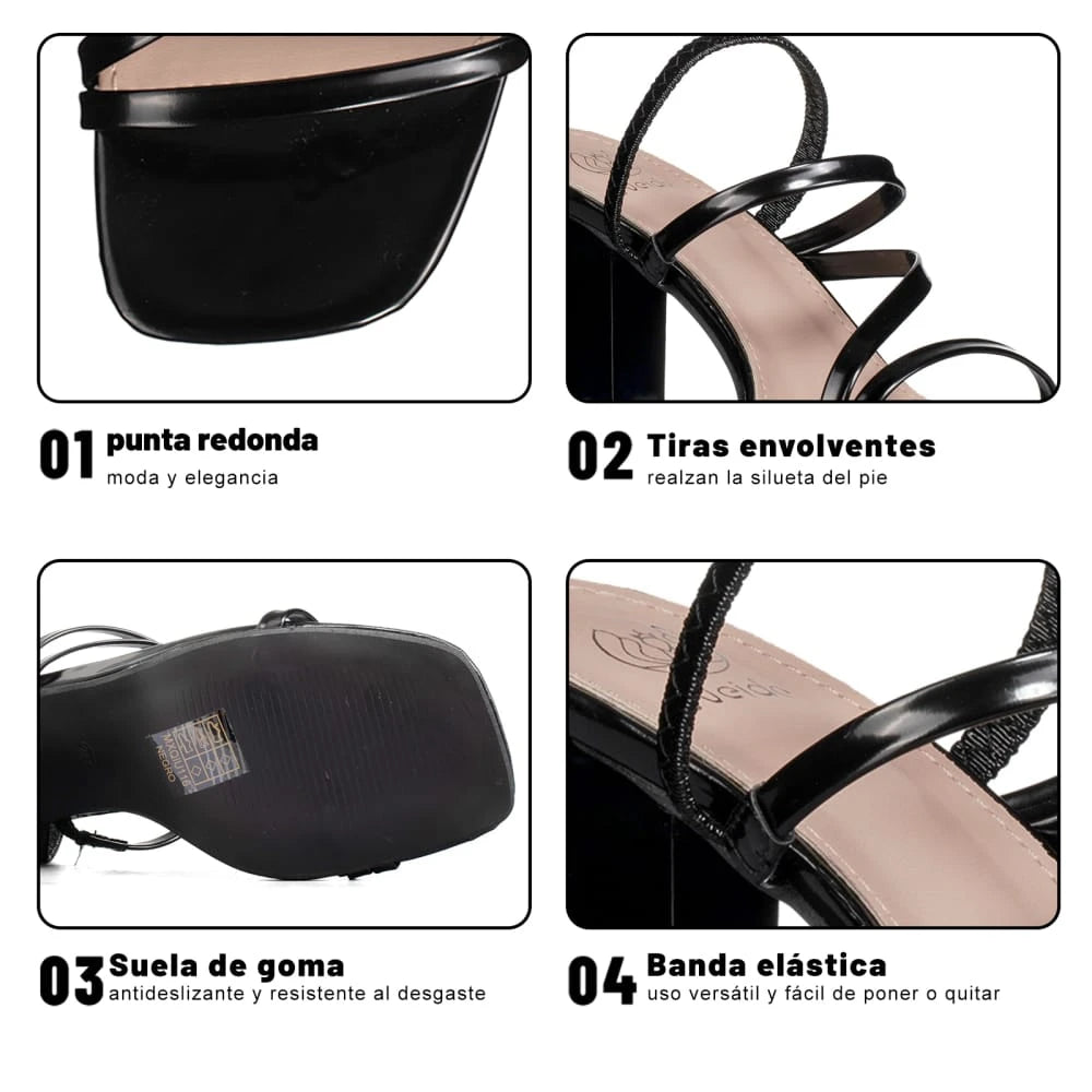 Sandalias Taco Mujer Weide MXQIU116