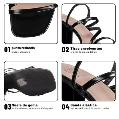 Sandalias Taco Mujer Weide MXQIU116