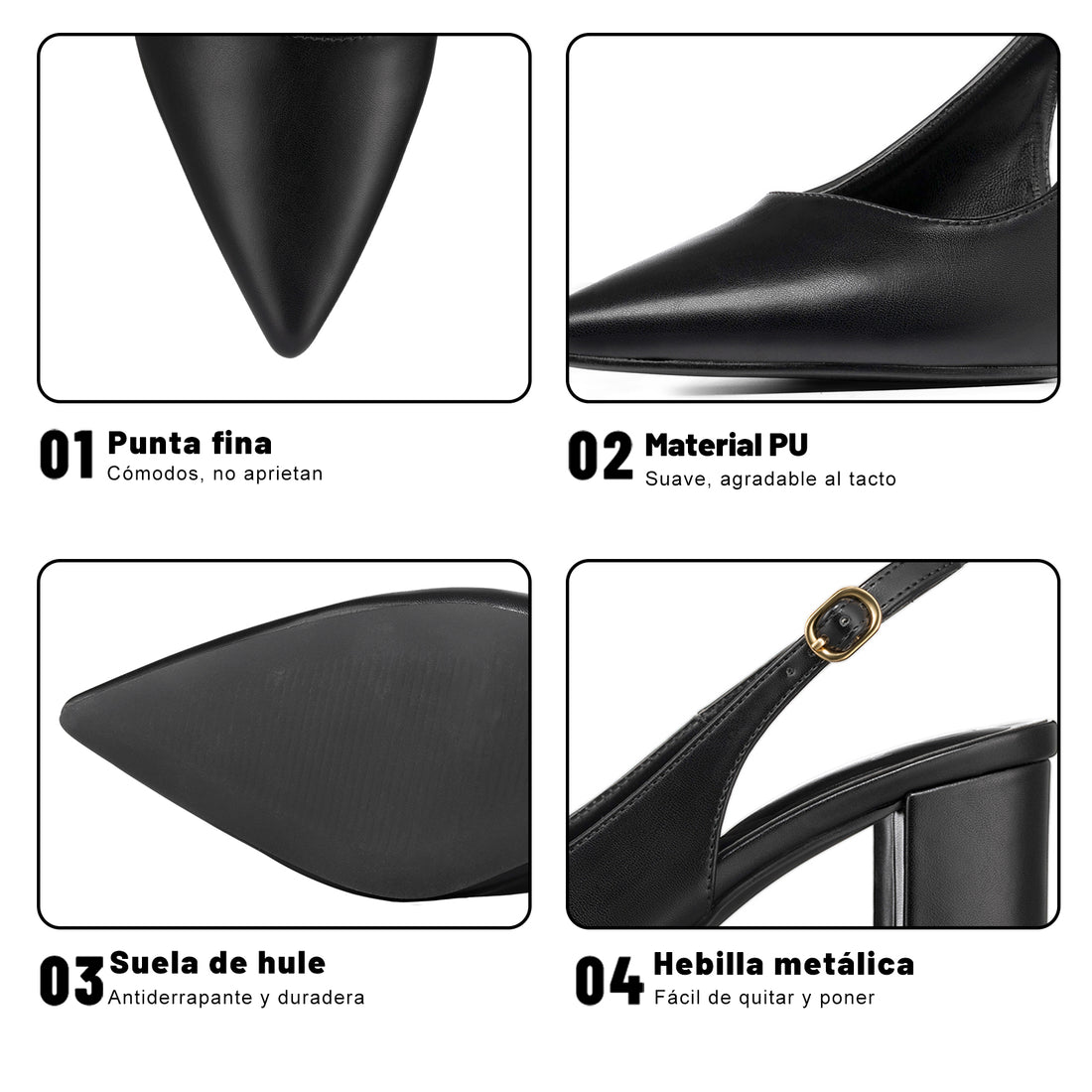 MXQIU502 Negro detalles del producto