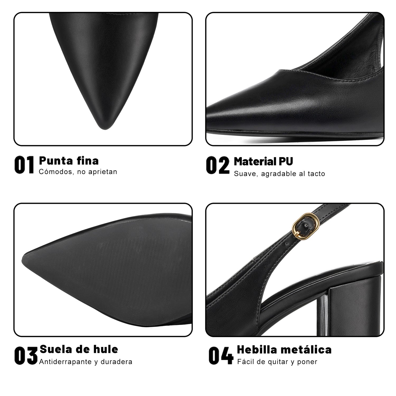 MXQIU502 Negro detalles del producto