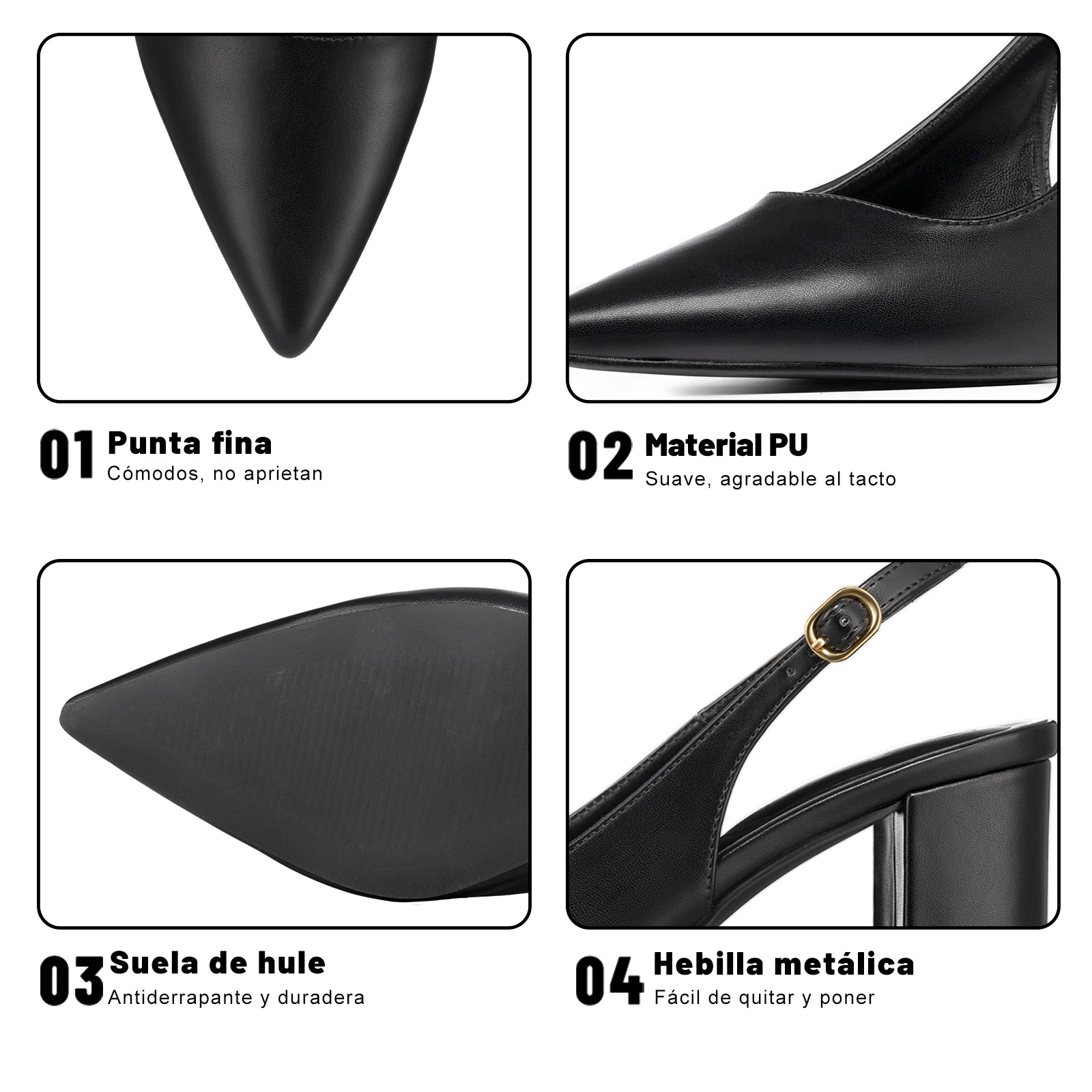 MXQIU502 Negro detalles del producto