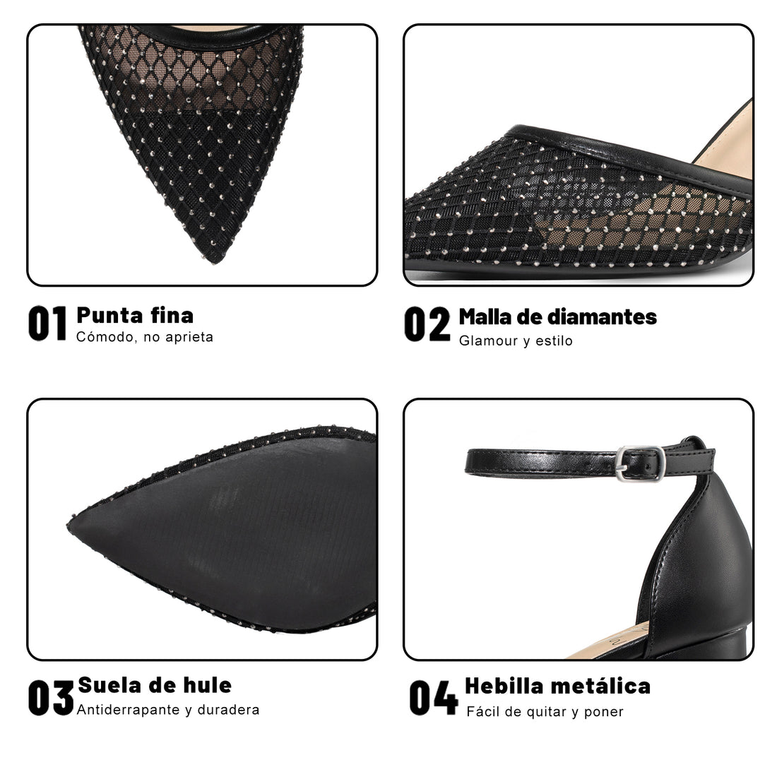 MXQIU505 Negro detalles del producto