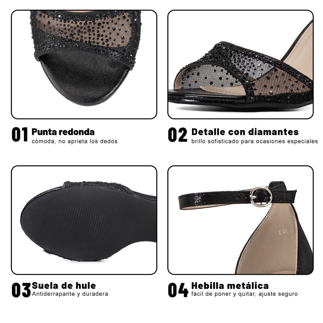 MXQIU508 Negro detalles del producto