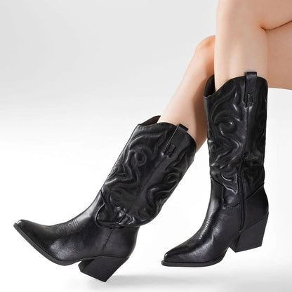 Botas Taco Mujer Weide MXRQ606