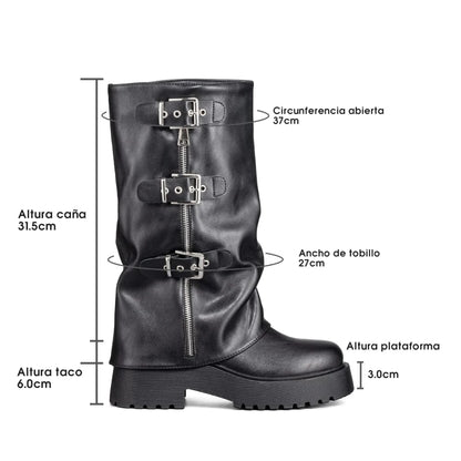 Botas Plataforma Mujer Weide MXRQ80