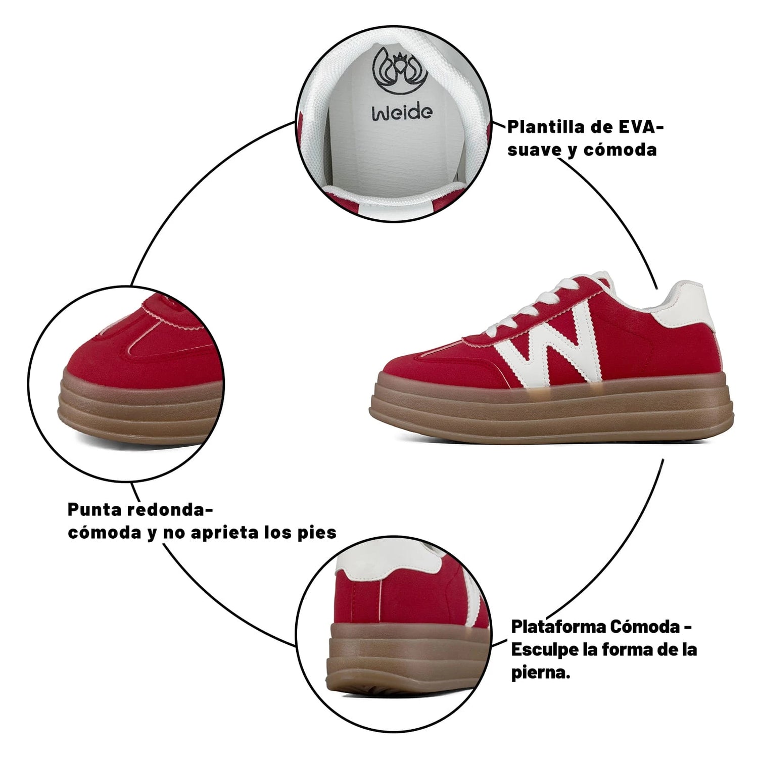 Tenis Mujer Weide MXSL14