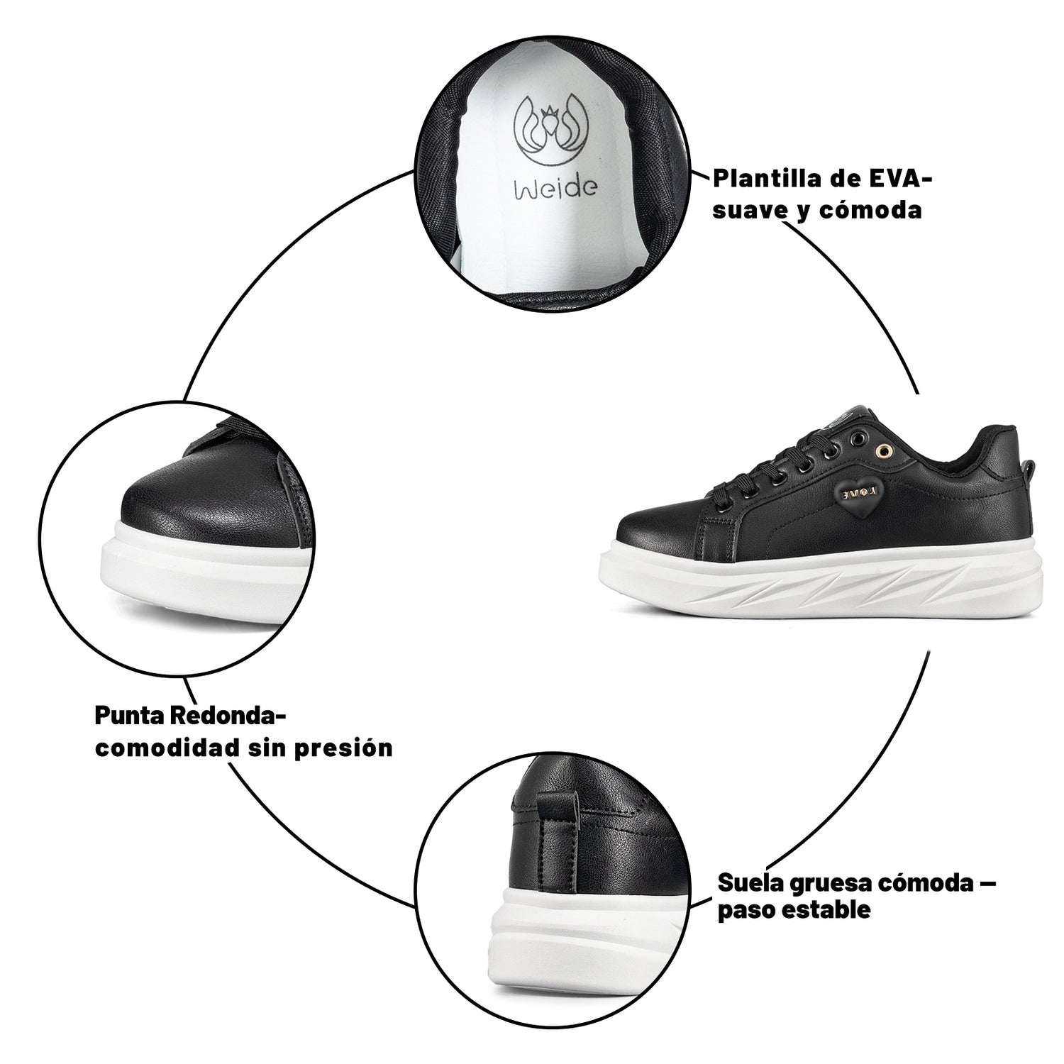 Tenis Mujer Weide MXSL22