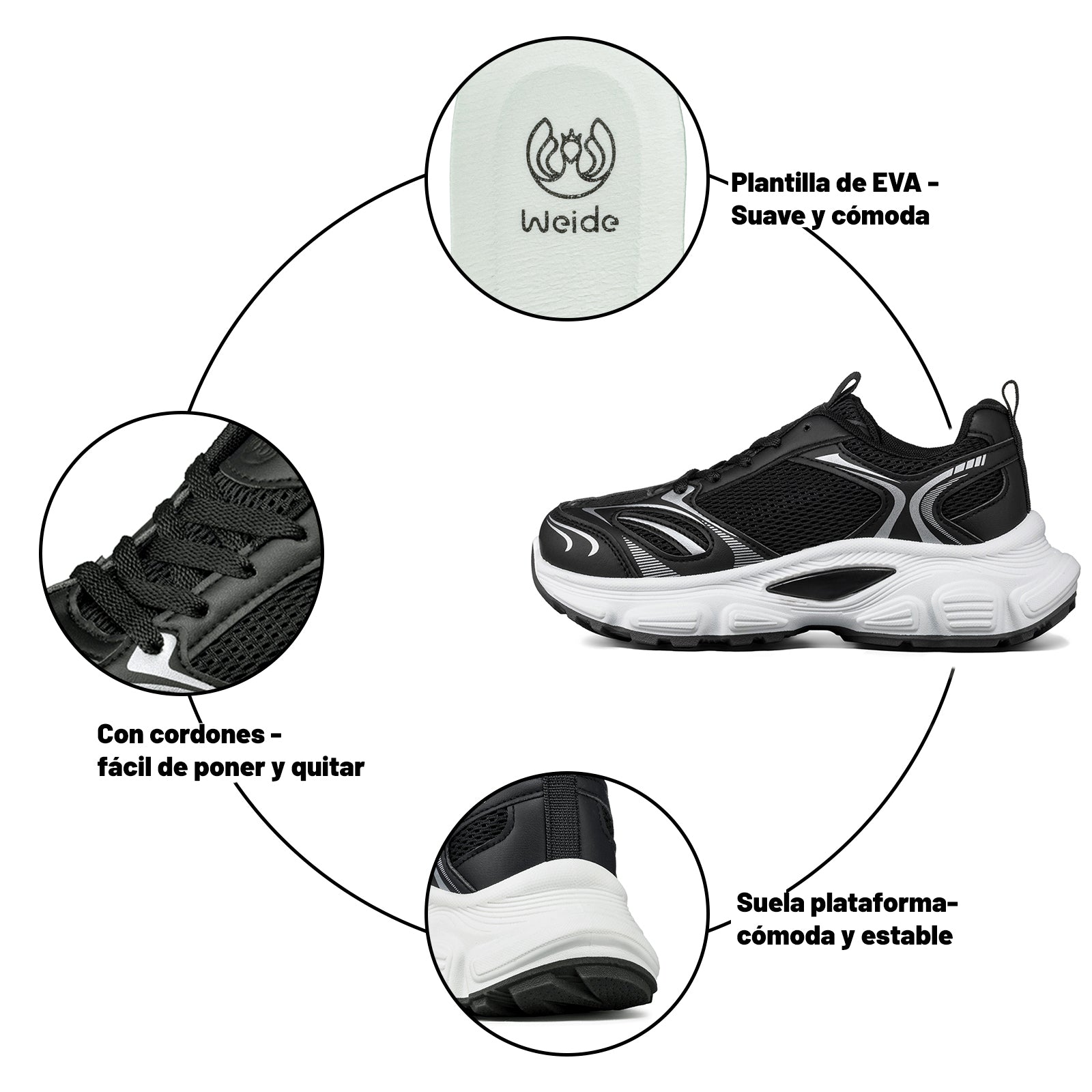 Tenis Mujer Weide MXSL72