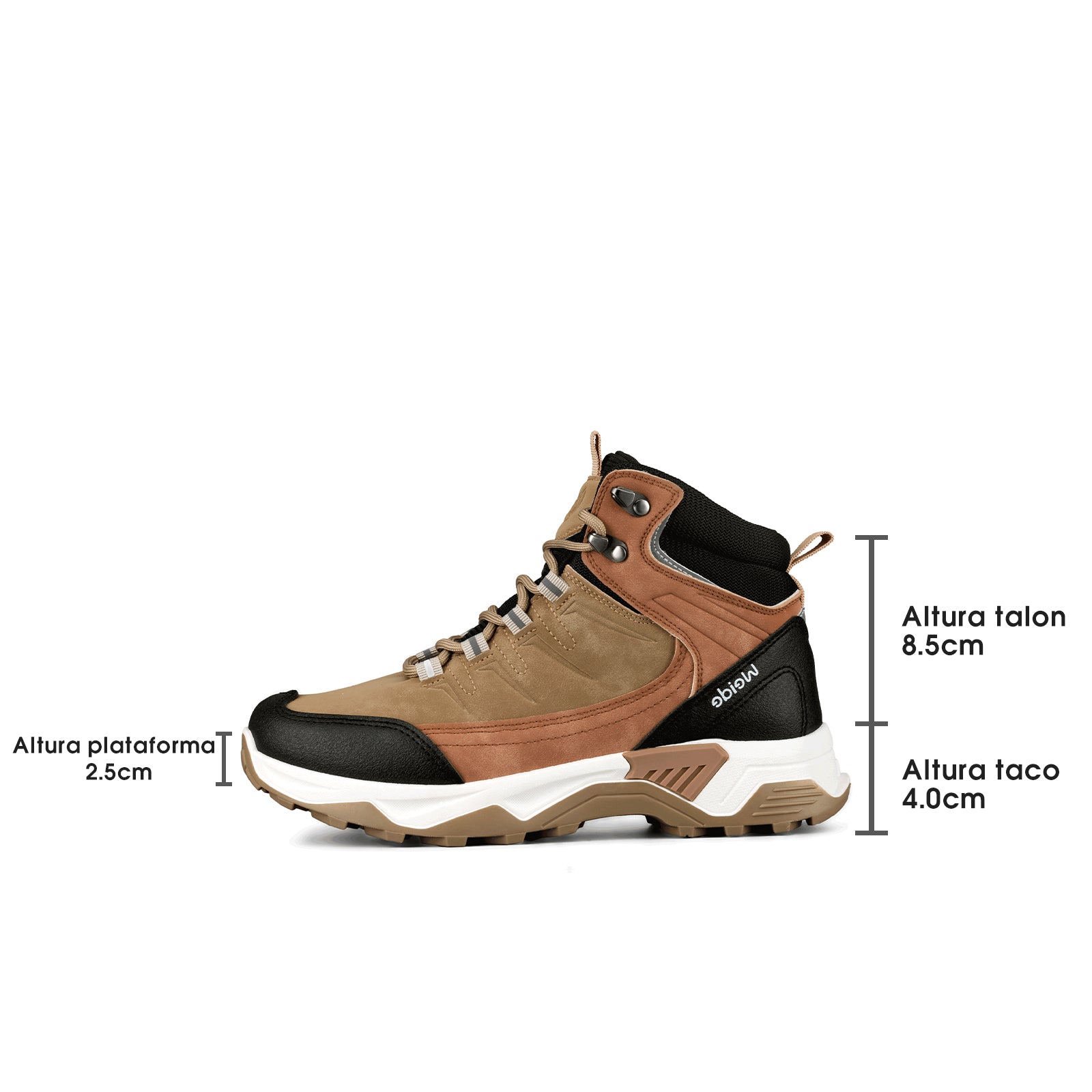 Botine plataforma Mujer Weide MXTFA218
