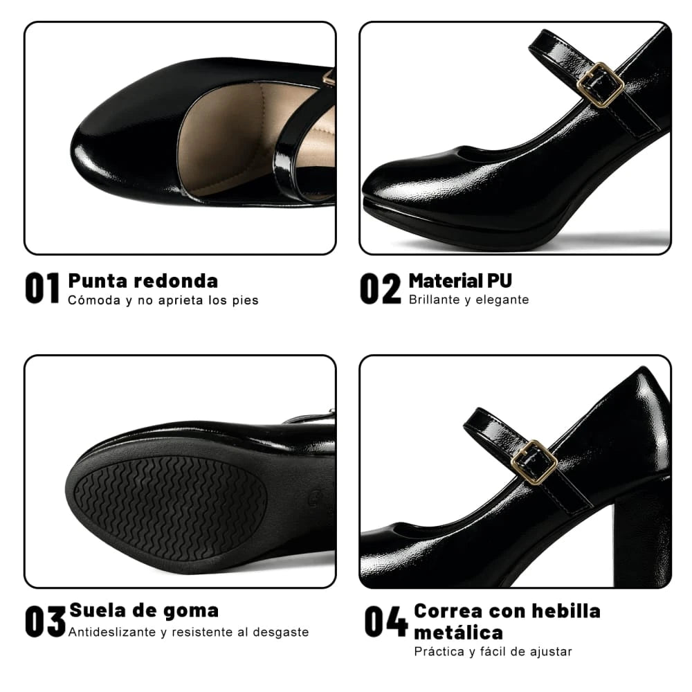 Zapatos Taco Mujer Weide MXTFA318