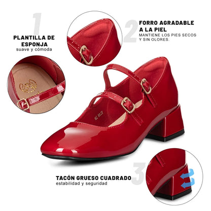 Zapatos Mary Jane Mujer Weide MXYL011