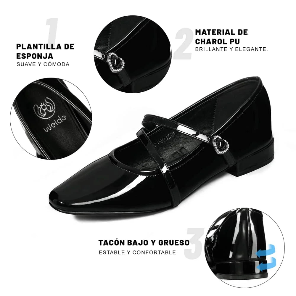 Zapatos Mary Jane Mujer Weide MXYL050