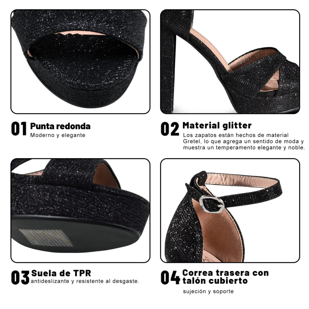 Sandalias Taco Mujer Weide MXYOU197