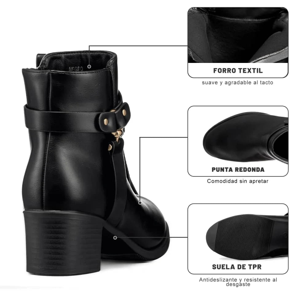 Botin Taco Mujer Weide MXYOU519