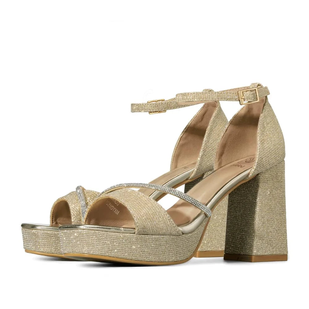 Sandalias Fiesta Taco Mujer Weide MXYOU521