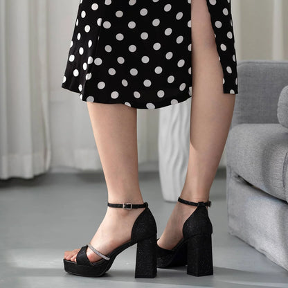 Sandalias Fiesta Taco Mujer Weide MXYOU521