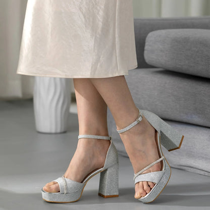 Sandalias Fiesta Taco Mujer Weide MXYOU521