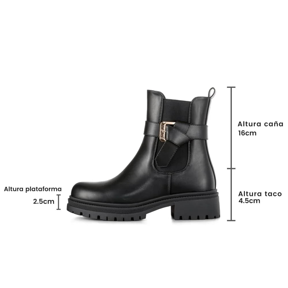 Botines Plataforma Mujer Weide MXZS032