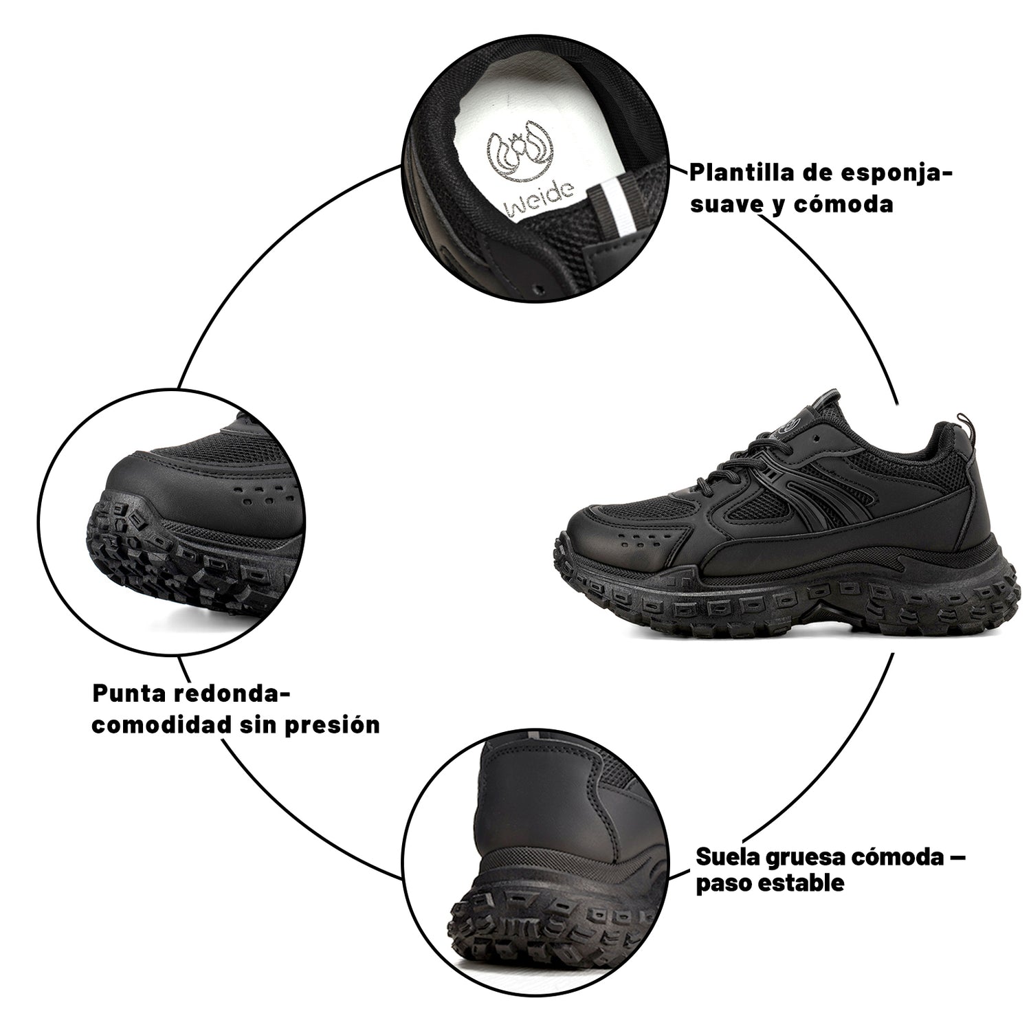 Tenis Mujer Weide MXSL03