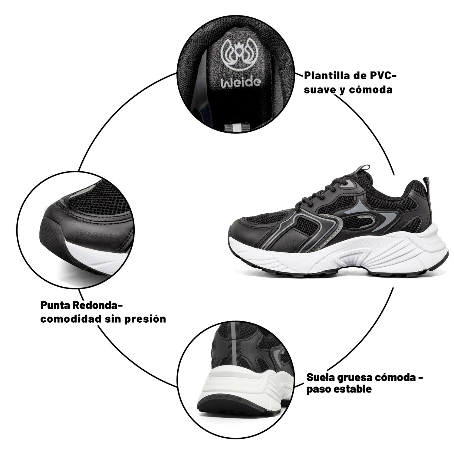 Tenis Mujer Weide MXTFA300