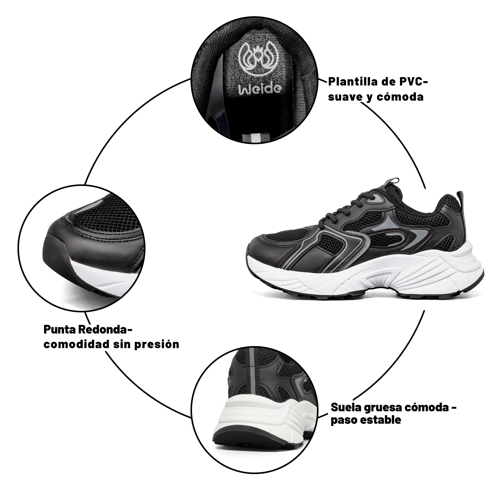 Tenis Mujer Weide MXTFA300