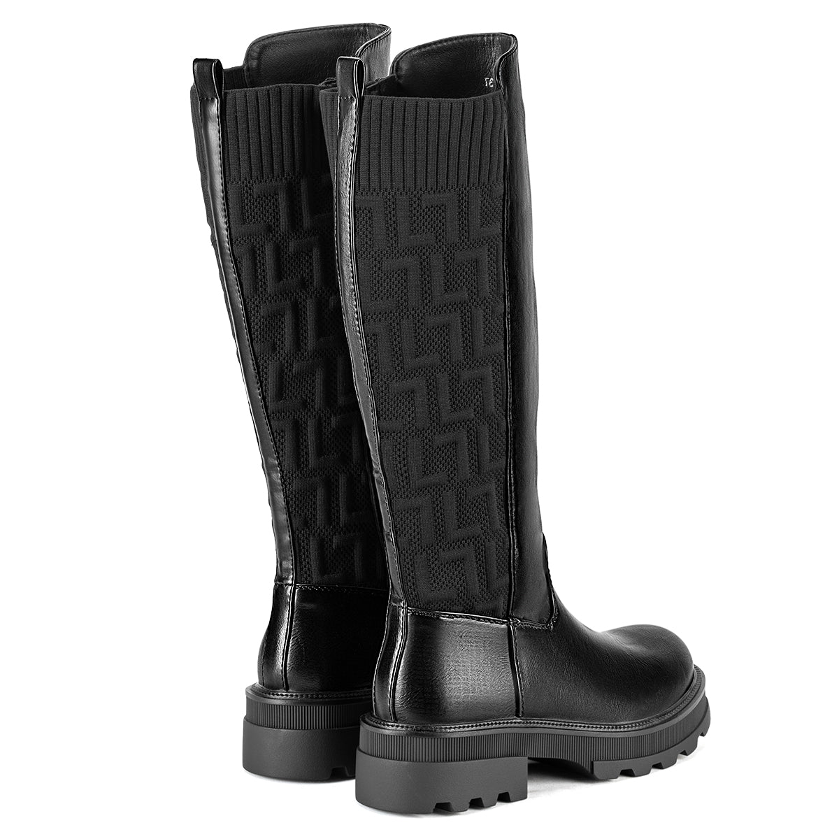 Bota Largas Blanca Mujer Weide Botas Negro para Mujer ofertas