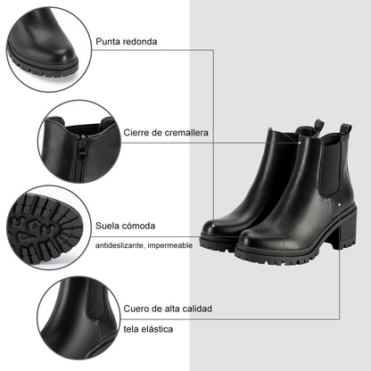 Botin Taco Mujer Weide MXZS001