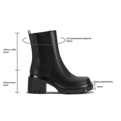 Botin Taco Mujer Weide MXZS004