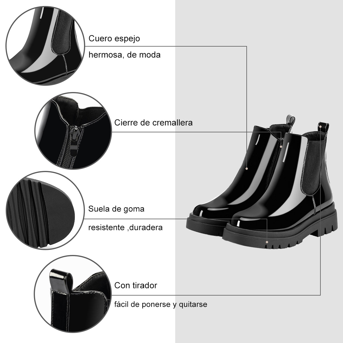 Botines Plataforma Mujer Weide MXZS008